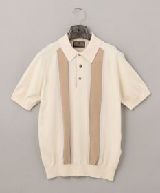 GOTAIRIKU ニットポロ_ストライプ