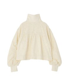 earth music&ecology 【WEB・一部店舗限定】レースリバーシブルブルゾン