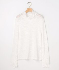 組曲 【WEB限定】フラワーチュールタートルネック カットソー