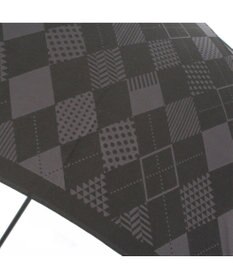 槇田商店 monotone アーガイル ブラック 長傘