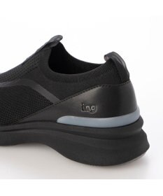 ing <ing>【レイン対応】ニットスリッポンスニーカー