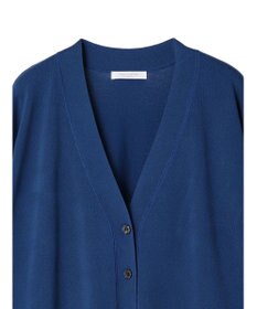 Green Parks 洗える　ステッチ入りＶネックカーディガン