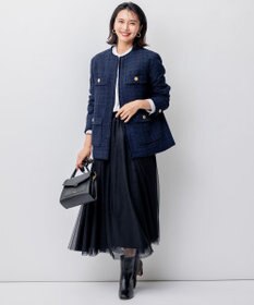 23区 S 【洗える】ソフトチュール スカート