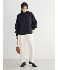 Green Parks 裏起毛ニットリブドッキングプルオーバー