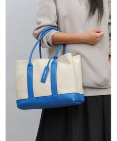 UNBILLION cachecache パーテーションキャンバストートバッグL