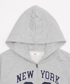 WEGO グラフィックショートZIPパーカー