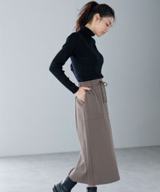 ANY ウールブレンドリブニット