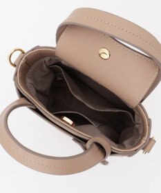 J.PRESS LADIES 【2way】スプリットレザー ナノポシェット バッグ