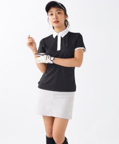 FILA GOLF／marie claire 【FILA GOLF】アクセントカラー半袖ポロシャツ