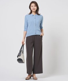 J.PRESS LADIES S LINEN COTTON ポロ ニット
