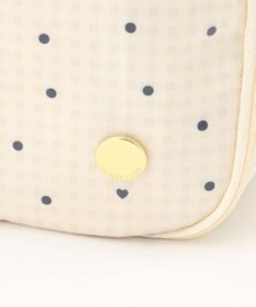 組曲 KIDS gingham K heart トラベルバッグL