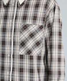 CRAFT STANDARD BOUTIQUE レイヤードライクチェックシャツ