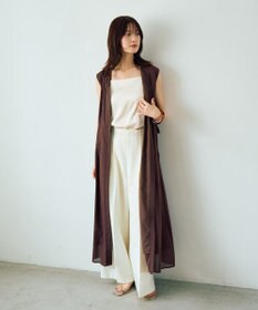 YECCA VECCA ドライタッチシアードロストワンピース