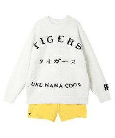 une nana cool MADE WITH 阪神タイガース やわらかモフモフプルオーバー＆ハーフパンツセット