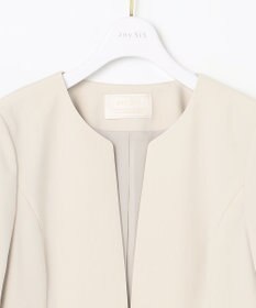 ANY SIS 【セットアップ対応】セレモニーダブルクロス ノーカラー ジャケット