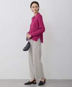 ICB L マーセライズコットンポロ ニット