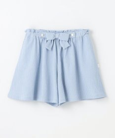 組曲 KIDS 【150-160㎝】サッカーストライプ キュロット