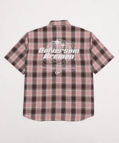 WEGO 【ユニセックス着用ITEM】グラフィックオンブレチェックシャツ（SS）