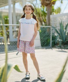 組曲 KIDS 【110-140㎝】【UVケア】グリーンバンド Tシャツ