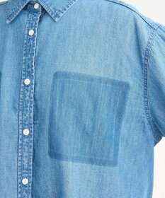 Green Parks ショート丈デニムシャツ