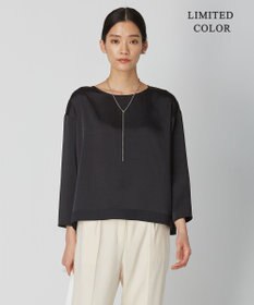 ICB 【WEB限定カラーあり・洗える】Calm プルオーバーブラウス