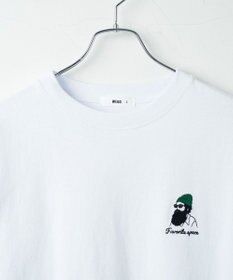 WEGO ヒゲサガラ刺繍Tシャツ