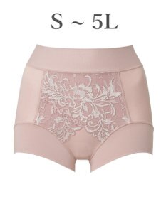 BRADELIS New York 【BRADELIS NewYork peace】綿混フィットレースショーツ24 ブラデリス 補正下着 ハイウエスト 深め