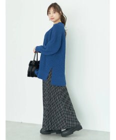 earth music&ecology マットモール片畦チュニック