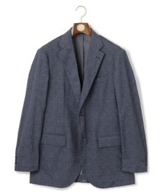 J.PRESS MEN 感動！？上品な見た目に着心地抜群なセットアップ【MECHANICAL】【超軽量 / 清涼感 / 洗える】 ハイパワーストレッチ リネンルックジャケット