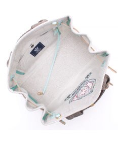 A.D.M.J. リネンラメクロス/前金具付トート32cm(Dカン＋)