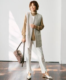 自由区 L ウォームレーヨンストレッチハイネック ニット