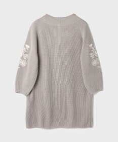 GRACE CONTINENTAL エンブロイダリーニットワンピース