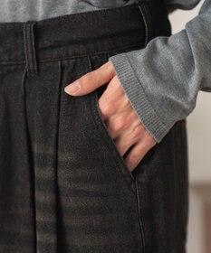 WEGO クロップドワイドデニムパンツ