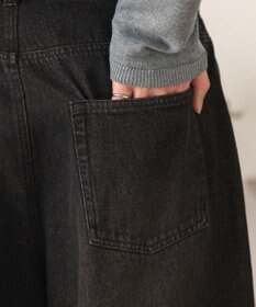 WEGO クロップドワイドデニムパンツ