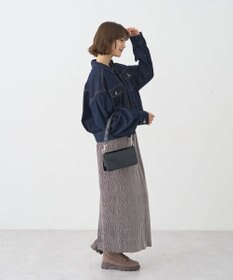 earth music&ecology シャイニーベロアスカート