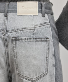 GRACE CONTINENTAL サイドラインデニムパンツ