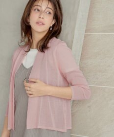 Tiaclasse L 【小倉優子さん着用・UVケア・接触冷感】ショートトッパーカーディガン