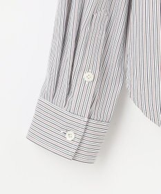 J.PRESS LADIES L 【洗える】BEZ ドビーストライプ シャツカラー ブラウス