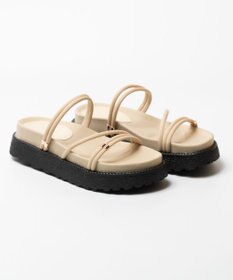 BONTRE 【MIONOTIS/ミオノティス】ナローベルト厚底2WAYサンダル /626B