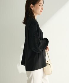 Green Parks Ｏ．袖プリーツブラウス