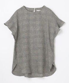 ANY 【洗える】ライトリネンクロスフレアスリーブ ブラウス