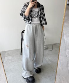 WEGO 【カップ付きインナー】グラフィックカップ付きリブタンク