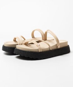 BONTRE 【MIONOTIS/ミオノティス】ナローベルト厚底2WAYサンダル /626B