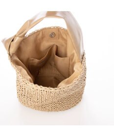 UNBILLION カシュカシュ cachecache / リボンハンドルクロッシェミニトート