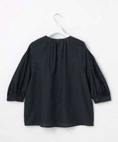 自由区 【カタログ掲載】シアーソフトシャンブレークロップド丈 ブラウス