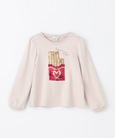 ANY KIDS ミラクルスパンコール 長袖 Tシャツ