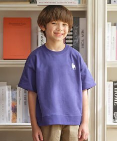J.PRESS KIDS 【140-170cm】バックブル ミニ裏毛 半袖トレーナー