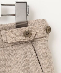 J.PRESS LADIES クラシカル ヘリンボーン セミワイド パンツ