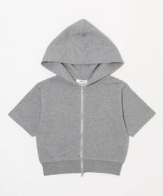 WEGO 【セットアップ対応】半袖ショートZIPパーカー