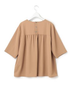 23区 L 【Lサイズ限定/洗える】ハイストレッチツイル ブラウス